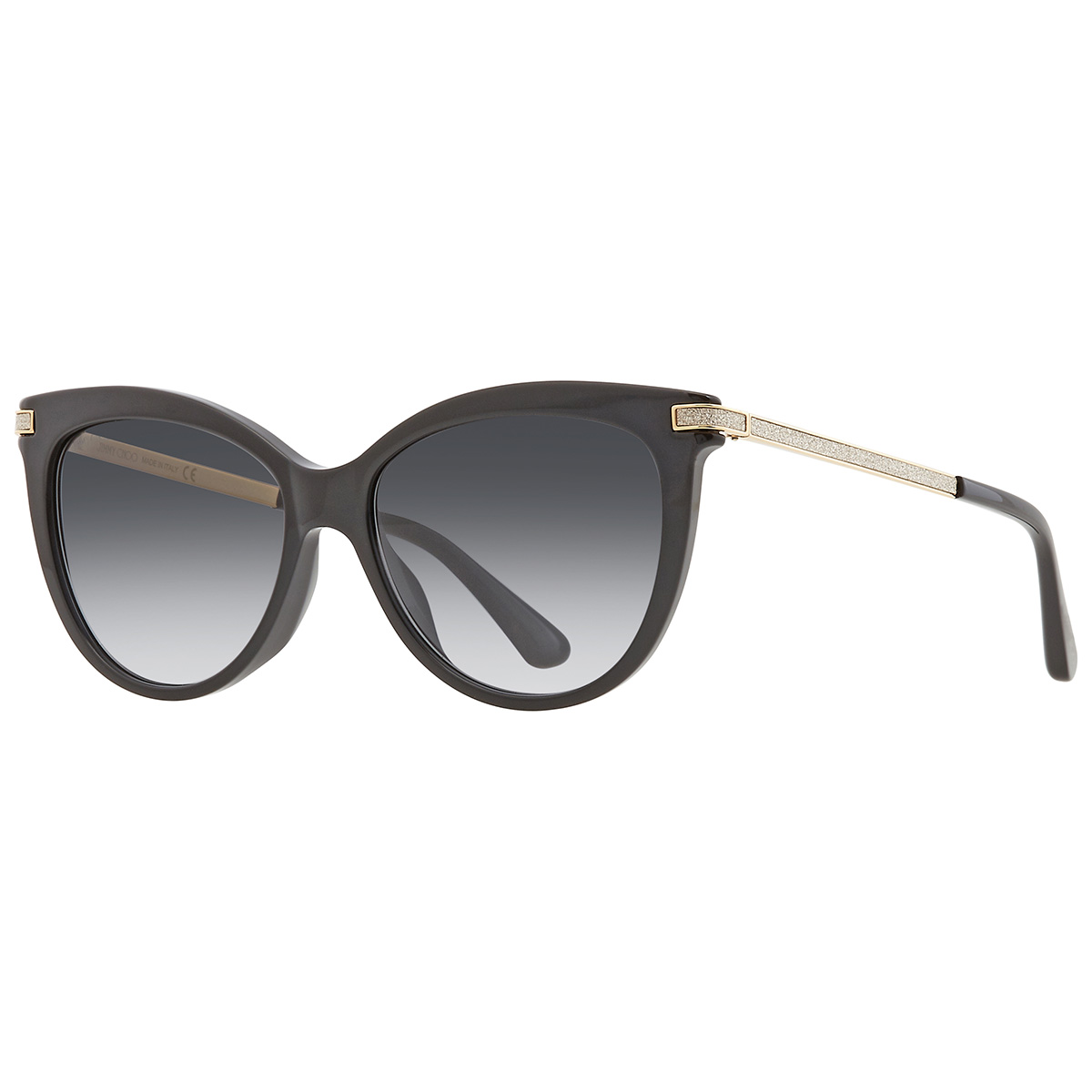 jimmy choo grey gradient cat eye ladies sunglasses axelle/g/s 0807/9o 56 jimmy choo grey gradient cat eye ladies sunglasses axelle/g/s 0807/9o 56