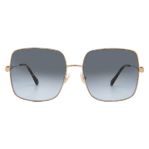 jimmy choo blue shaded square ladies sunglasses lili/s 0000/gb 58