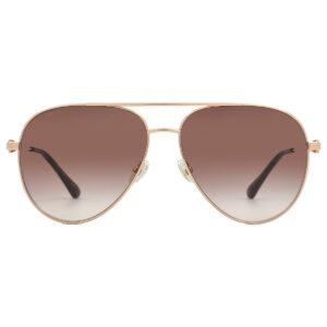 jimmy choo brown gradient pilot ladies sunglasses olly/s 0ddb/ha 60