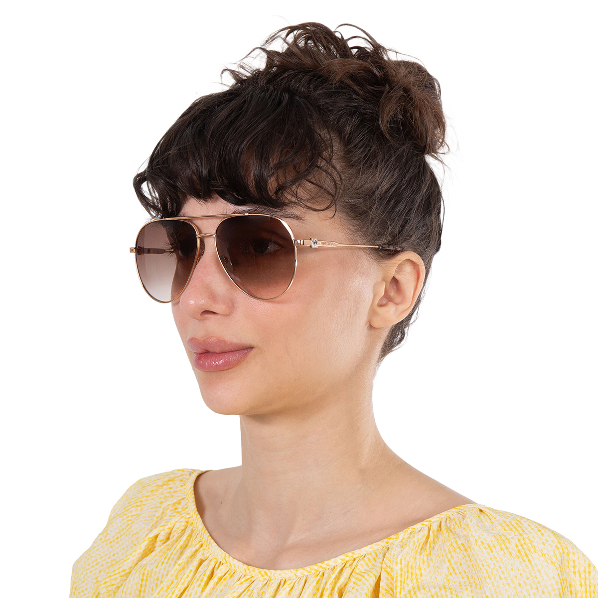 jimmy choo brown gradient pilot ladies sunglasses olly/s 0ddb/ha 60 jimmy choo brown gradient pilot ladies sunglasses olly/s 0ddb/ha 60
