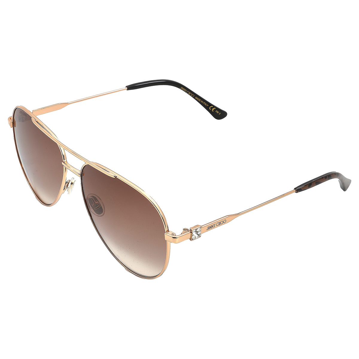 jimmy choo brown gradient pilot ladies sunglasses olly/s 0ddb/ha 60 jimmy choo brown gradient pilot ladies sunglasses olly/s 0ddb/ha 60