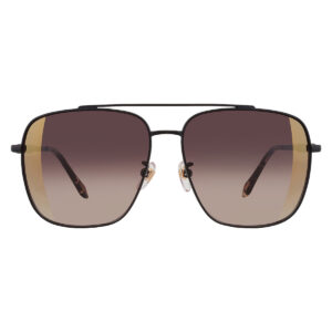just cavalli brown gradient mirror gold navigator ladies sunglasses sjc030 305g 61