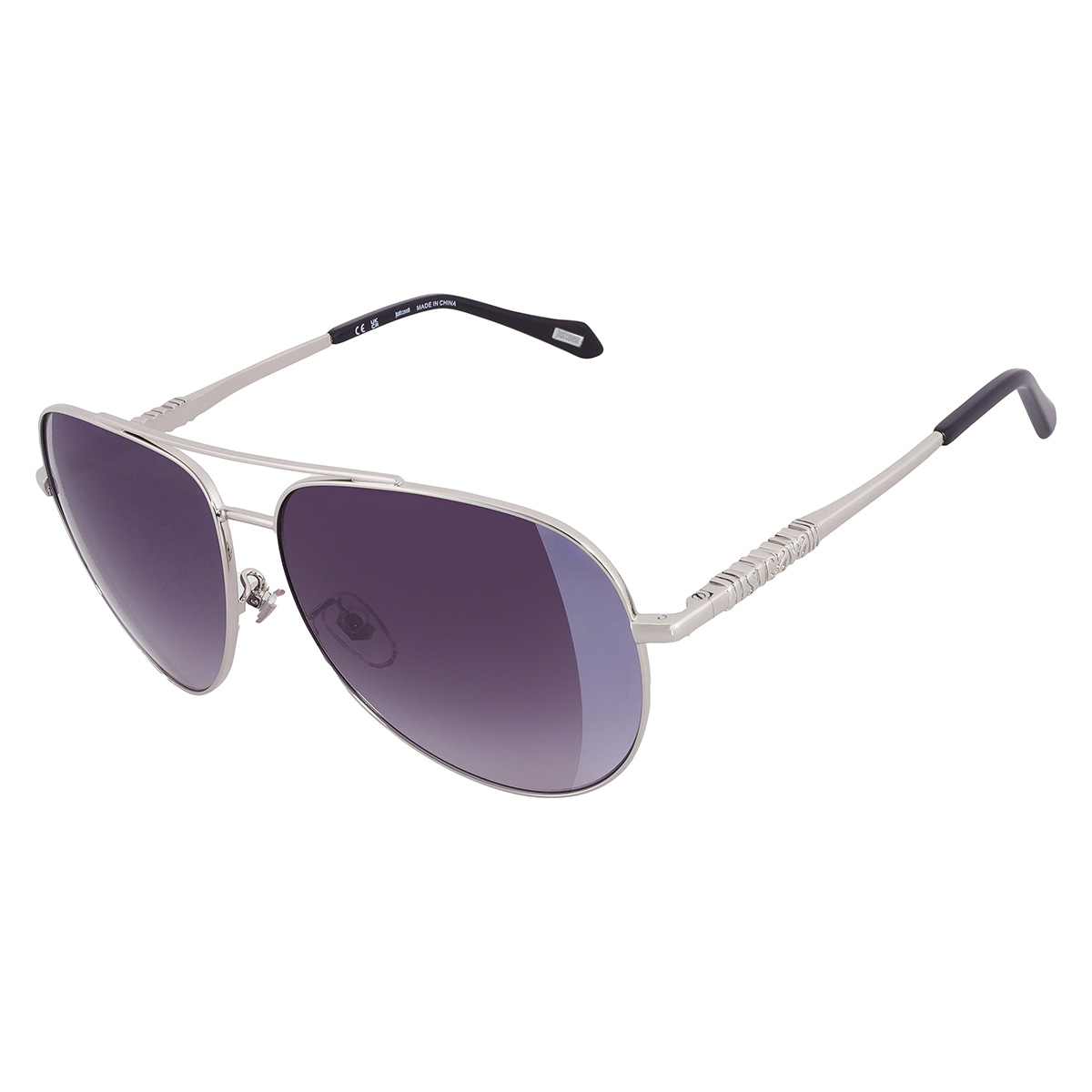 just cavalli smoke gradient mirror silver pilot ladies sunglasses sjc029 589x 60 just cavalli smoke gradient mirror silver pilot ladies sunglasses sjc029 589x 60