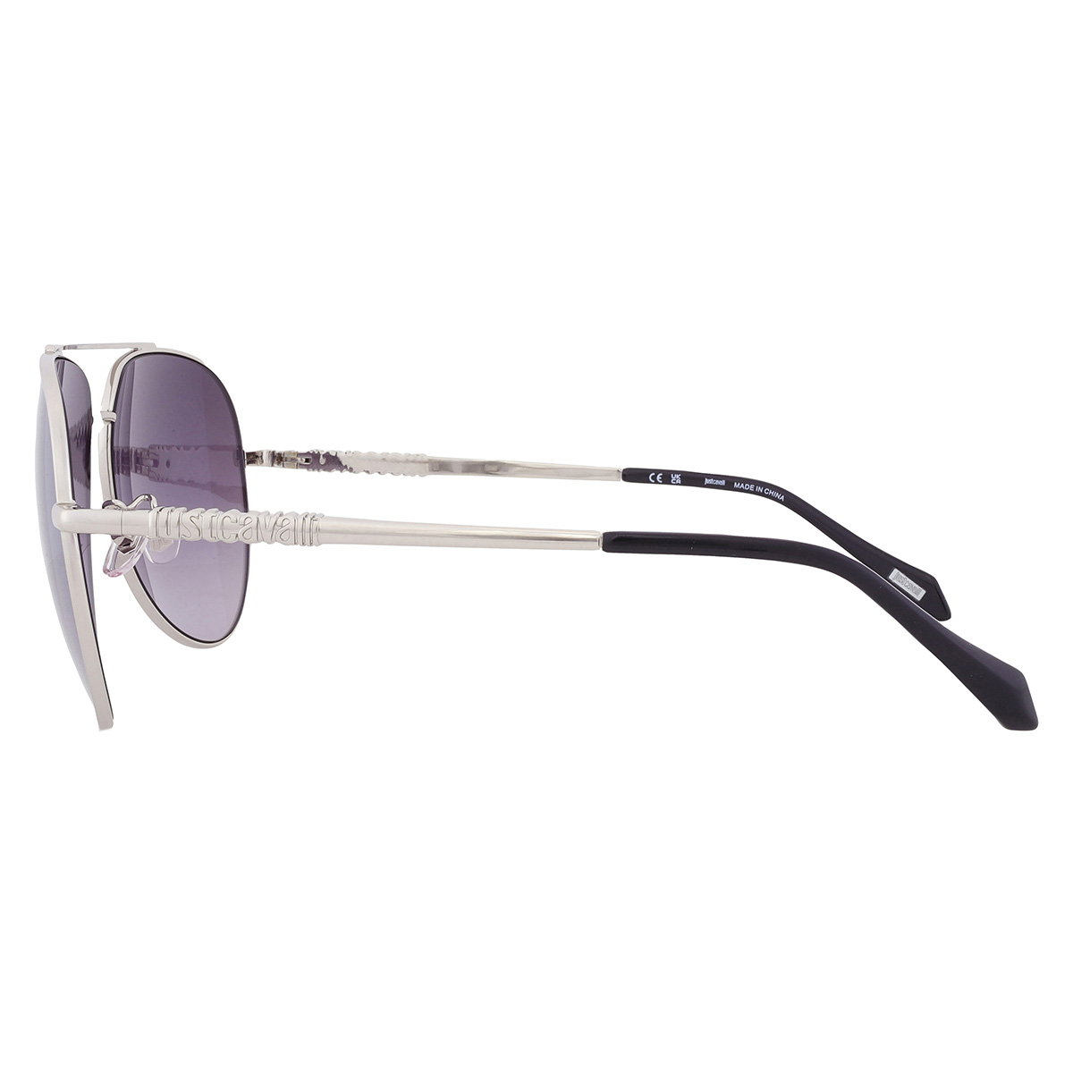 just cavalli smoke gradient mirror silver pilot ladies sunglasses sjc029 589x 60 just cavalli smoke gradient mirror silver pilot ladies sunglasses sjc029 589x 60