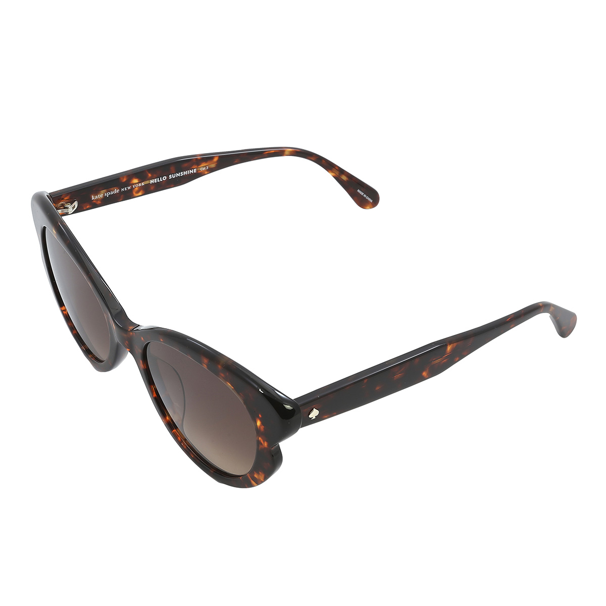 kate spade brown gradient cat eye ladies sunglasses elina/g/s 0086/ha 53 kate spade brown gradient cat eye ladies sunglasses elina/g/s 0086/ha 53