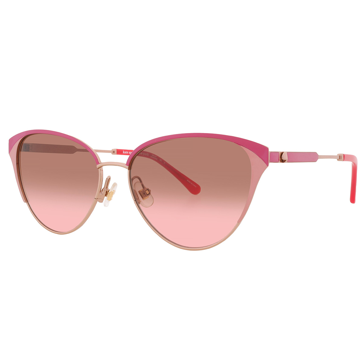 kate spade brown pink gradient cat eye ladies sunglasses alianna/g/s 0000/m2 kate spade brown pink gradient cat eye ladies sunglasses alianna/g/s 0000/m2