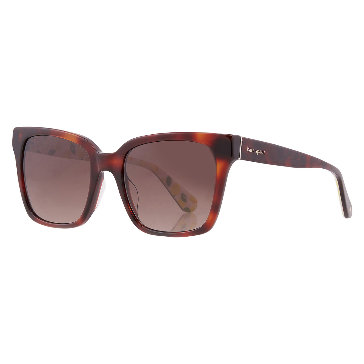 kate spade brown shaded cat eye ladies sunglasses harlow/g/s 0086/ha 55 kate spade brown shaded cat eye ladies sunglasses harlow/g/s 0086/ha 55