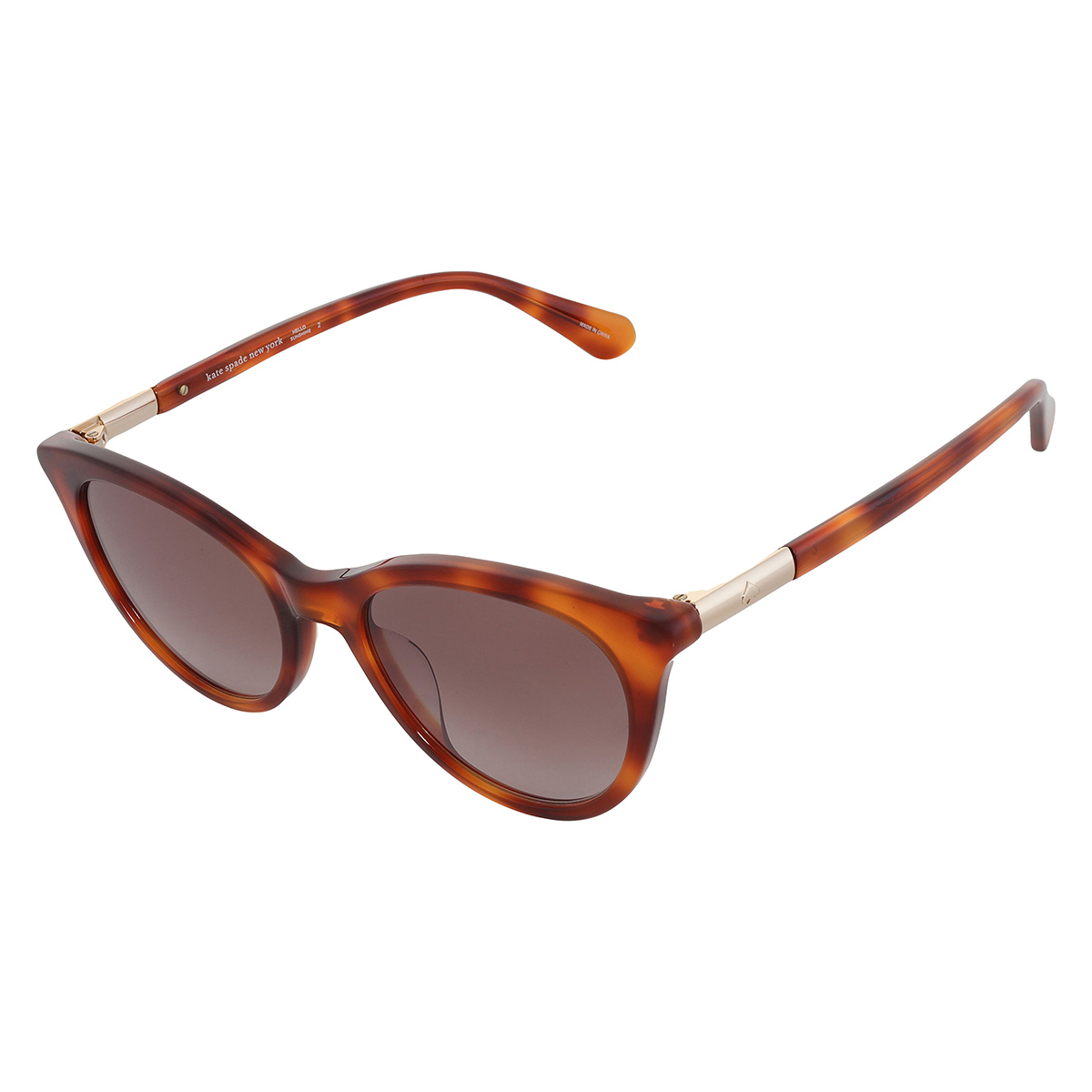 kate spade brown shaded cat eye ladies sunglasses janalynn/s 009q/ha 51 kate spade brown shaded cat eye ladies sunglasses janalynn/s 009q/ha 51