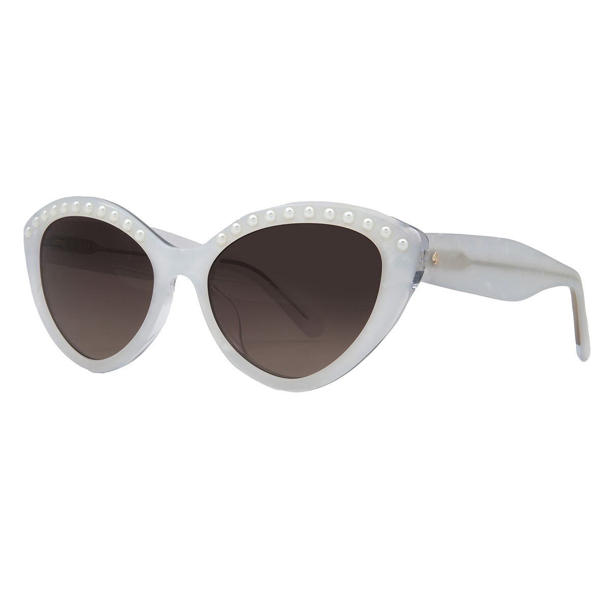 kate spade brown shaded cat eye ladies sunglasses juni/g/s pearl 0vk6/ha 55 kate spade brown shaded cat eye ladies sunglasses juni/g/s pearl 0vk6/ha 55