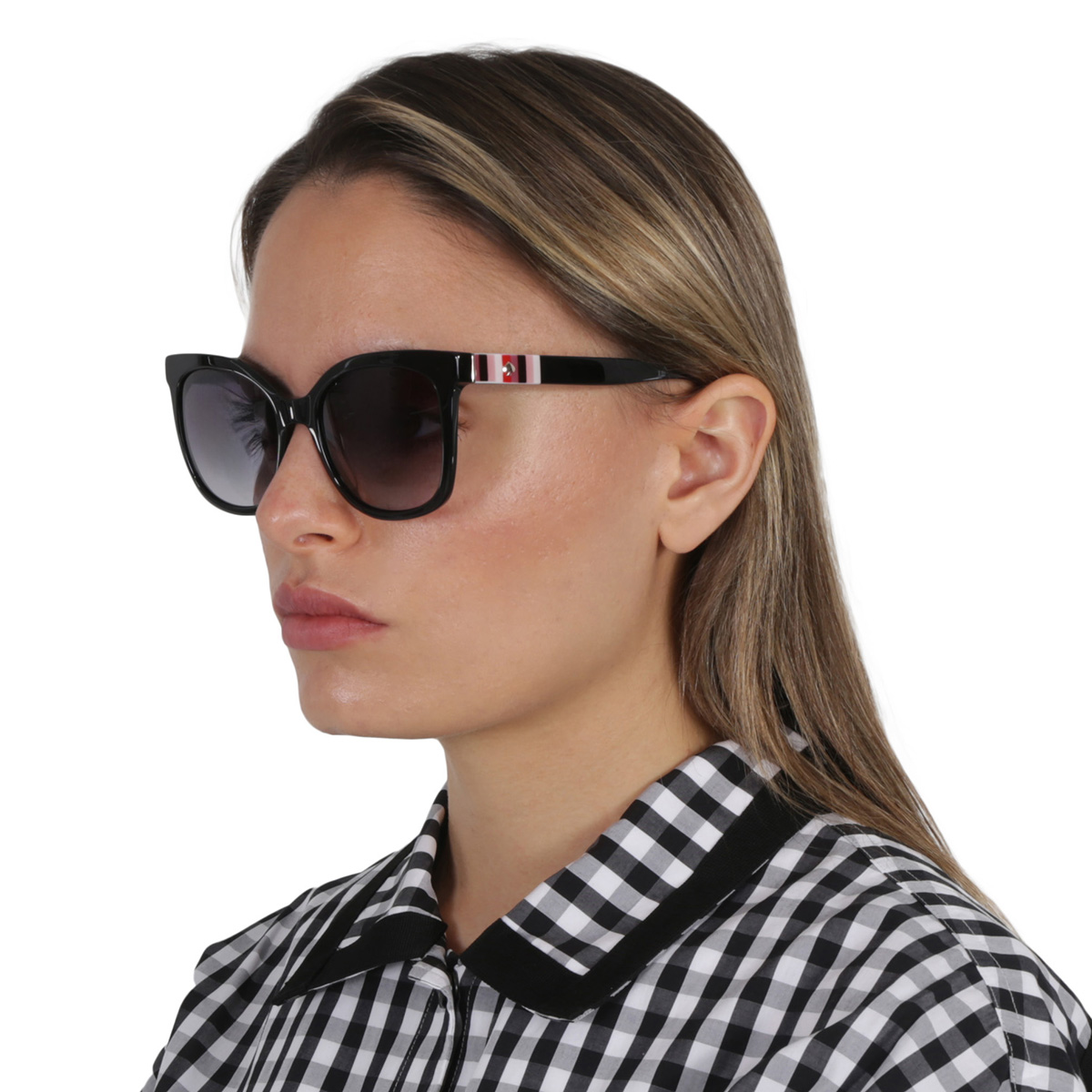 kate spade dark gray gradient square ladies sunglasses kiya/s 0807/9o 53 kate spade dark gray gradient square ladies sunglasses kiya/s 0807/9o 53