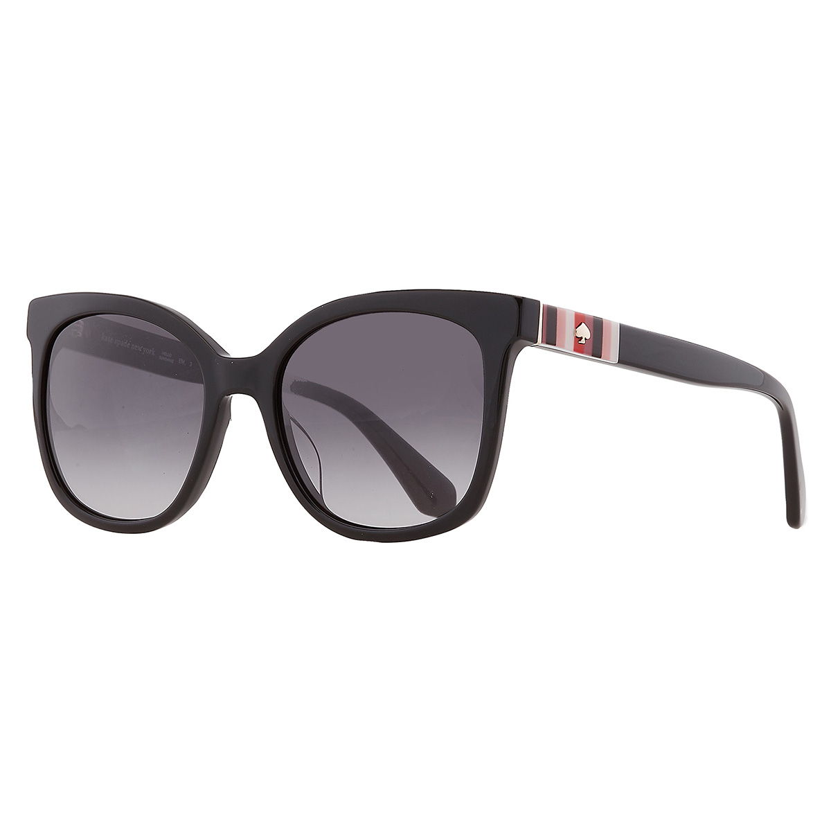 kate spade dark gray gradient square ladies sunglasses kiya/s 0807/9o 53 kate spade dark gray gradient square ladies sunglasses kiya/s 0807/9o 53
