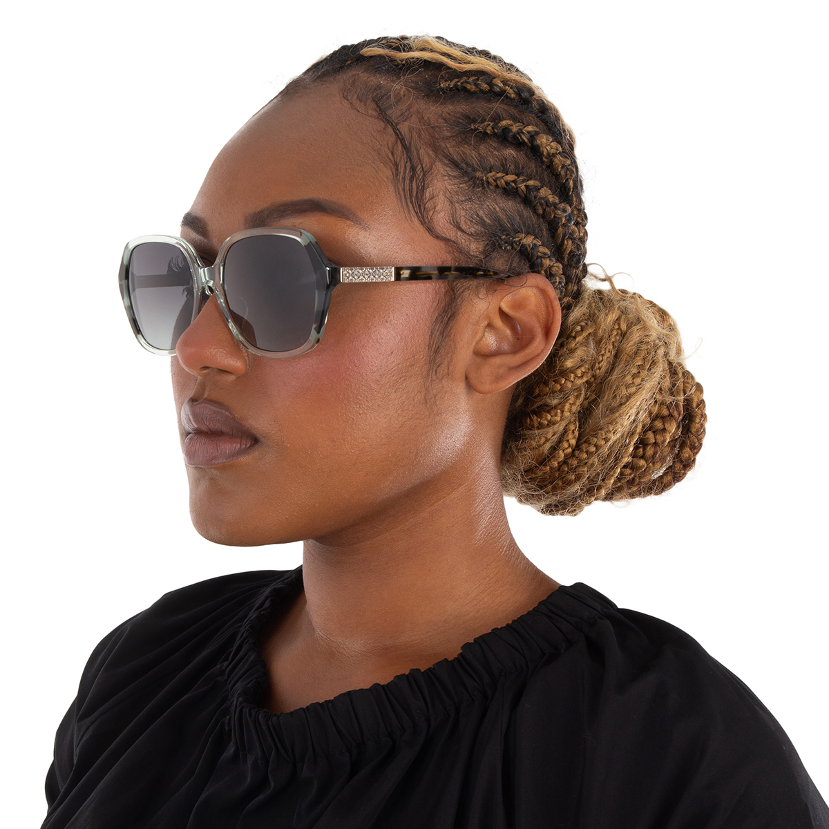 kate spade dark grey shaded square ladies sunglasses ellery/f/s 0pjp/9o 57 kate spade dark grey shaded square ladies sunglasses ellery/f/s 0pjp/9o 57
