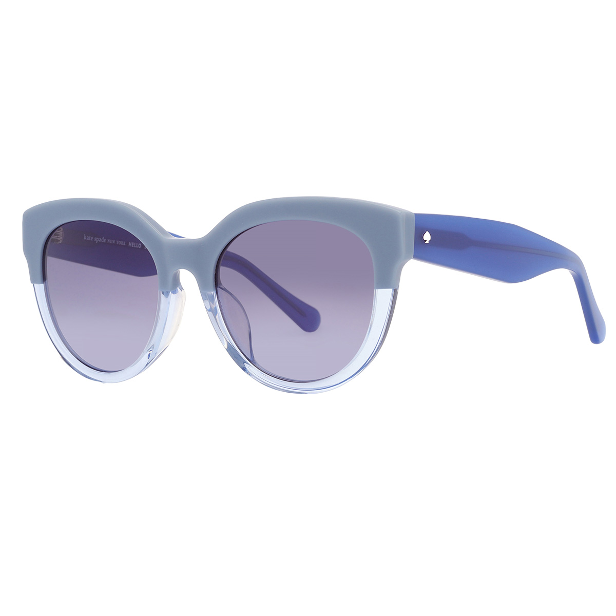 kate spade gradient grey azure blue round ladies sunglasses brea/f/s 0pjp/gb 54 kate spade gradient grey azure blue round ladies sunglasses brea/f/s 0pjp/gb 54