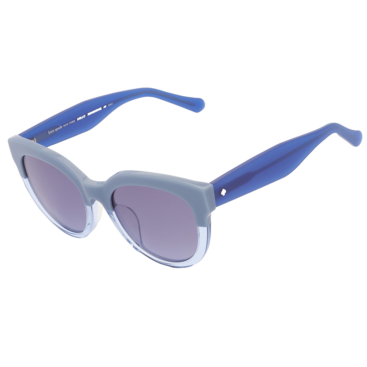 kate spade gradient grey azure blue round ladies sunglasses brea/f/s 0pjp/gb 54 kate spade gradient grey azure blue round ladies sunglasses brea/f/s 0pjp/gb 54