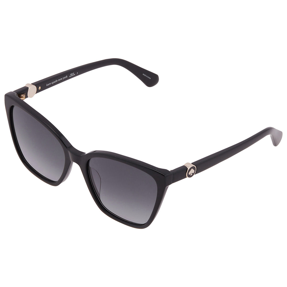 kate spade grey cat eye ladies sunglasses amiyahgs 02m2/9o kate spade grey cat eye ladies sunglasses amiyahgs 02m2/9o