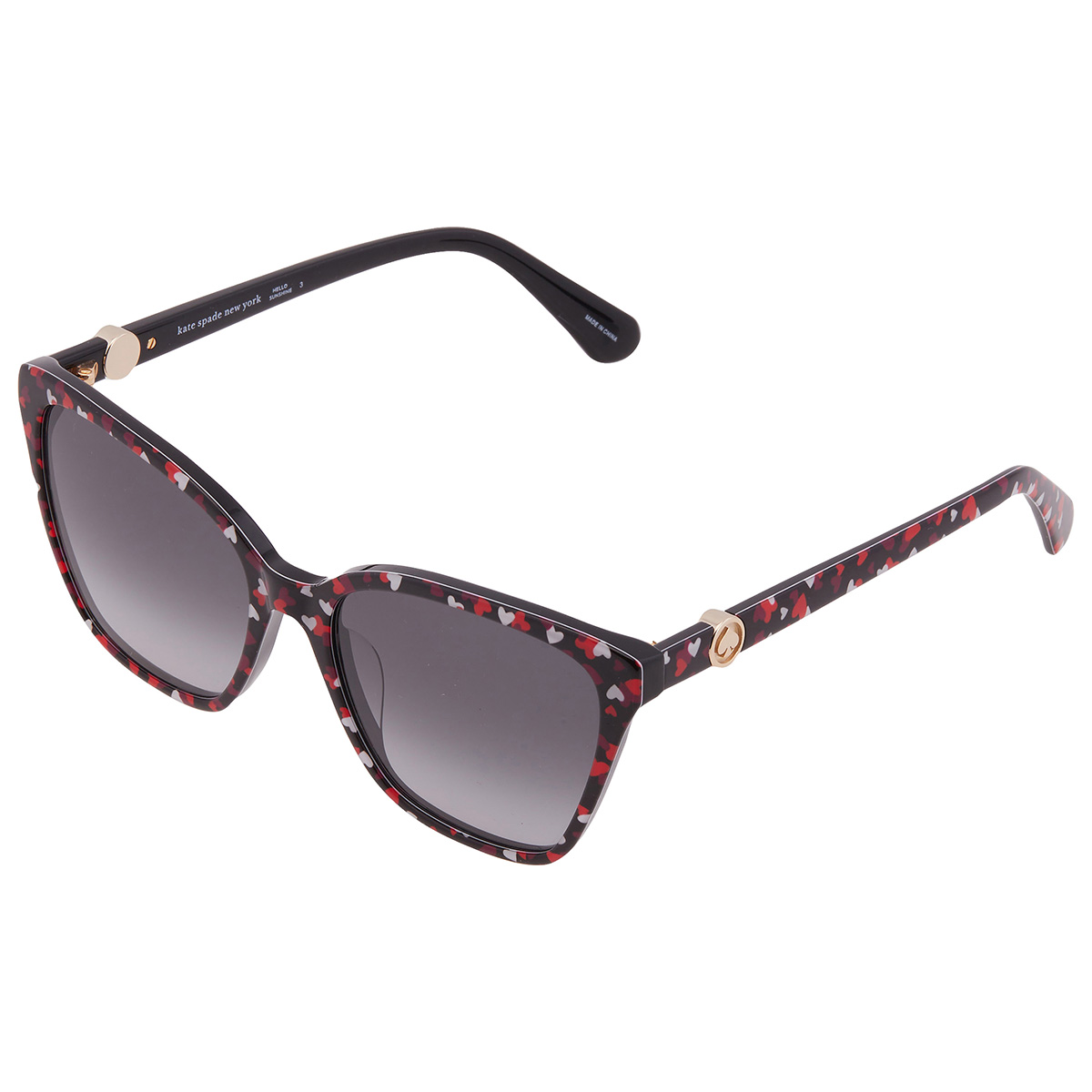 kate spade grey gradient cat eye ladies sunglasses amiyahgs 0f74/9o kate spade grey gradient cat eye ladies sunglasses amiyahgs 0f74/9o