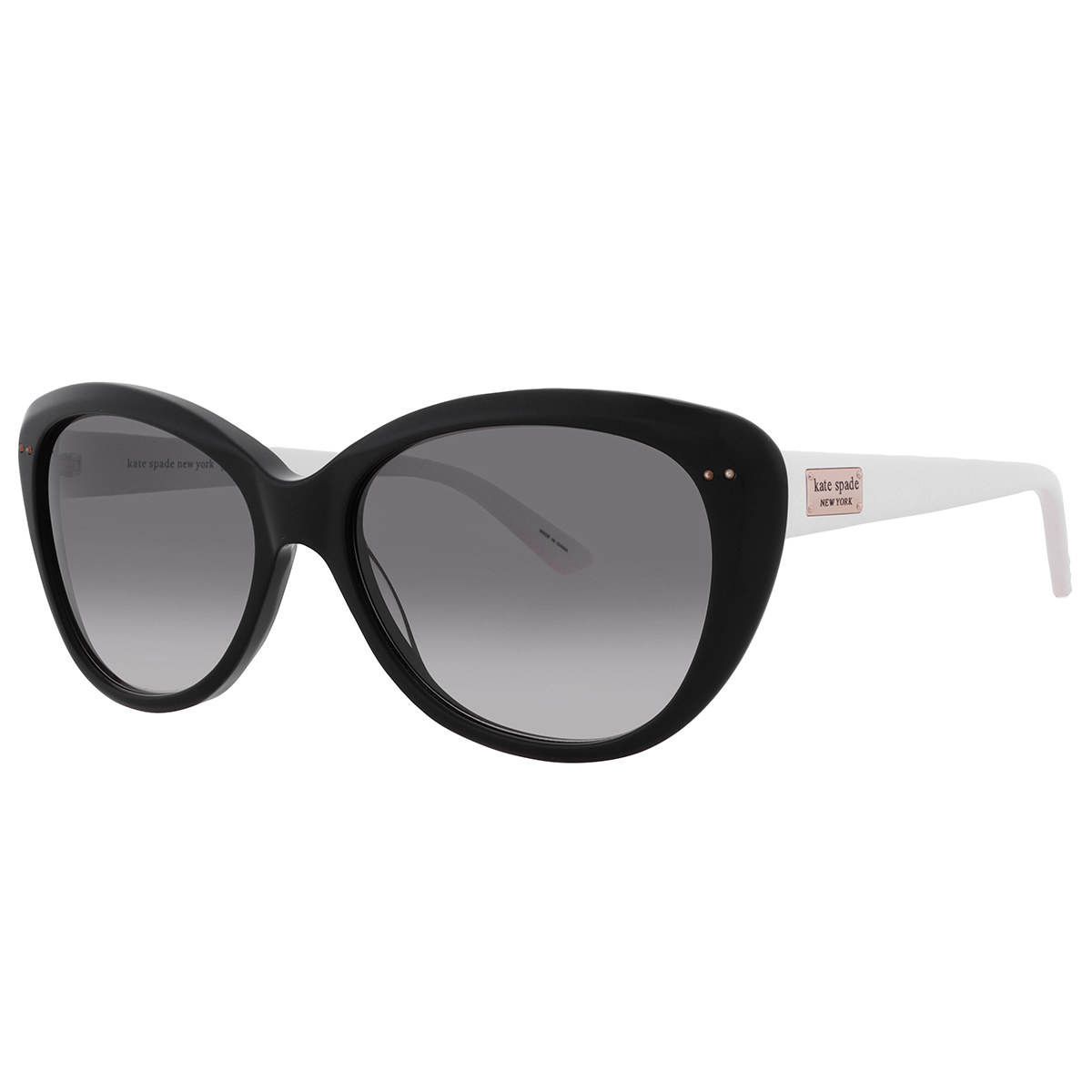 kate spade grey gradient cat eye ladies sunglasses angelique/s 0fu8/y7 kate spade grey gradient cat eye ladies sunglasses angelique/s 0fu8/y7