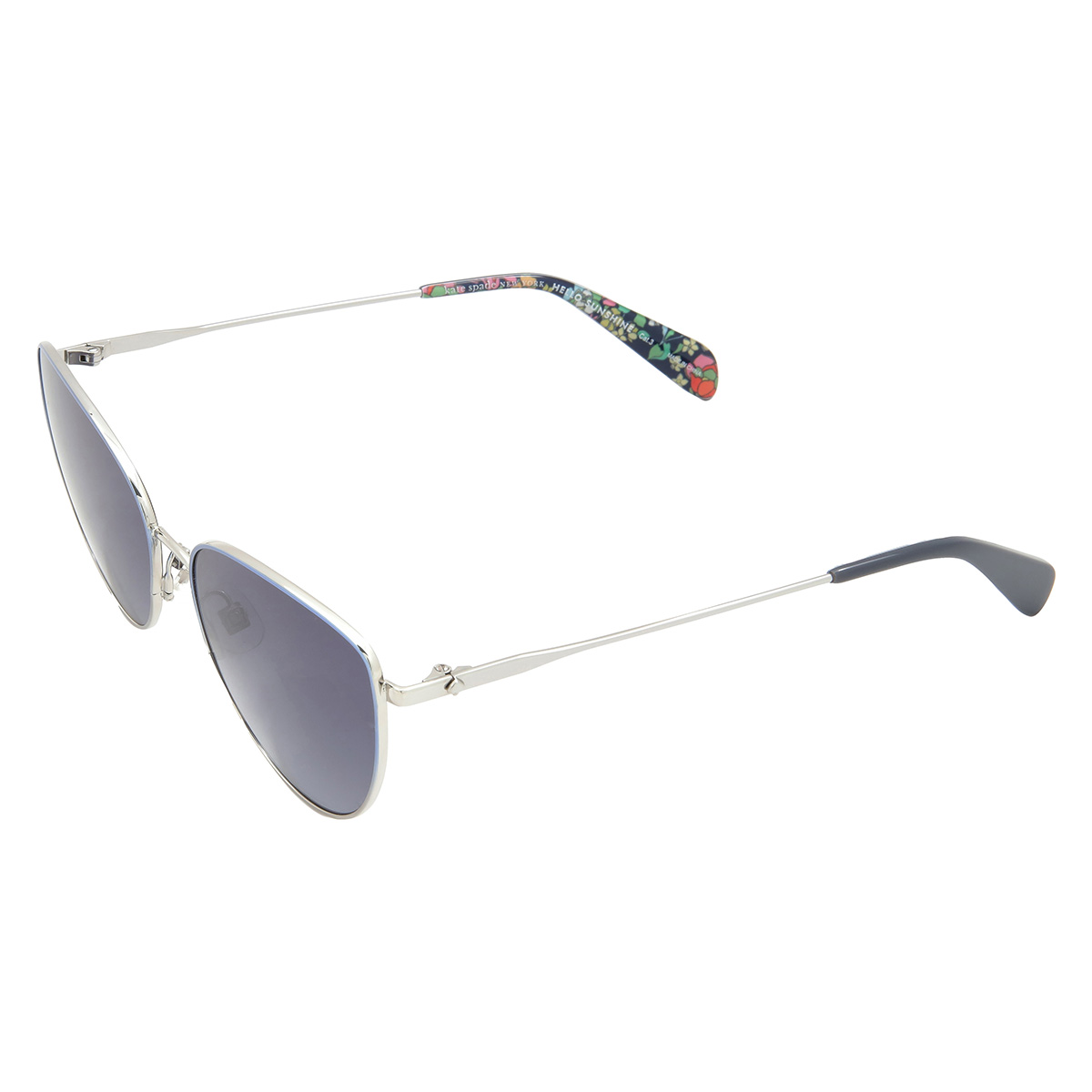 kate spade grey shaded cat eye ladies sunglasses hailey/g/s 0doh/9o 55 kate spade grey shaded cat eye ladies sunglasses hailey/g/s 0doh/9o 55