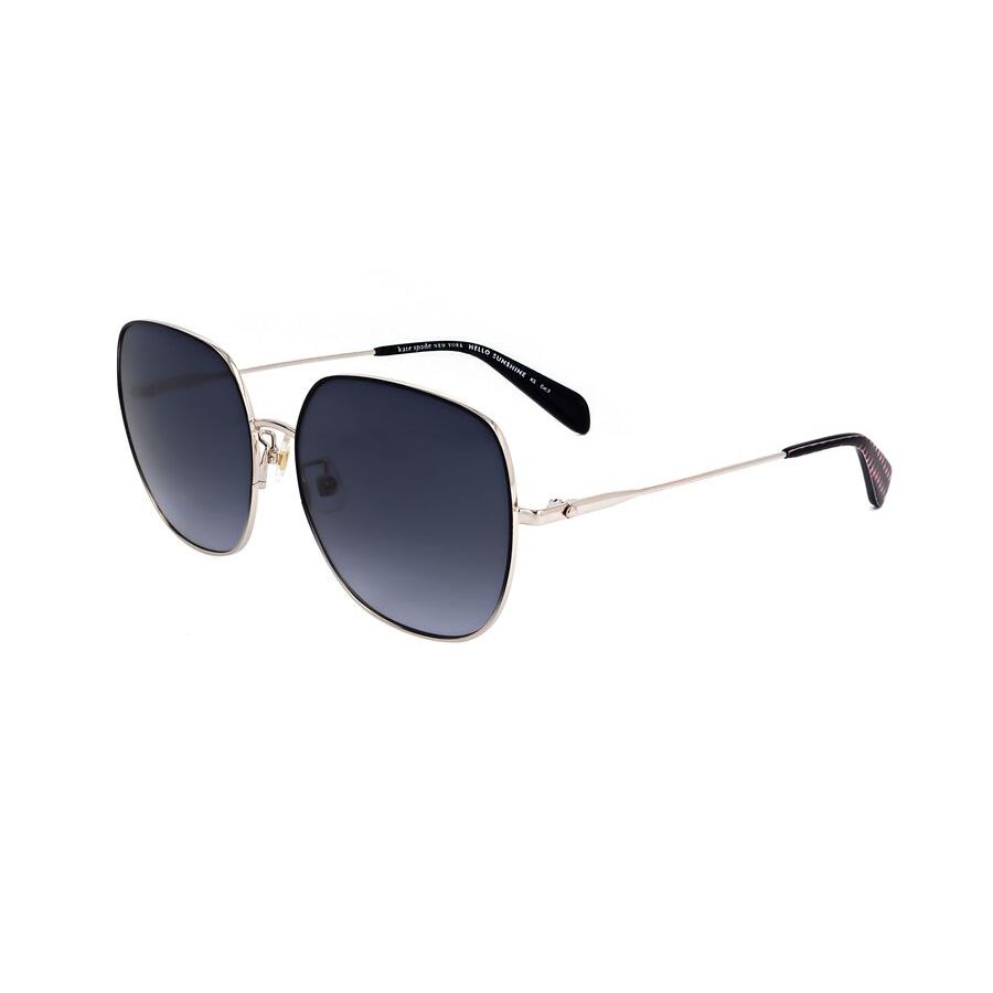 kate spade ladies black square sunglasses charli/f/s s6f 1 kate spade ladies black square sunglasses charli/f/s s6f 1
