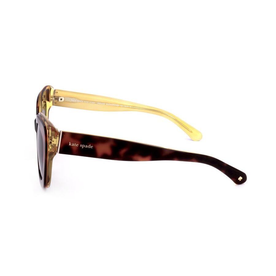 kate spade ladies brown round sunglasses marigold/s kate spade ladies brown round sunglasses marigold/s