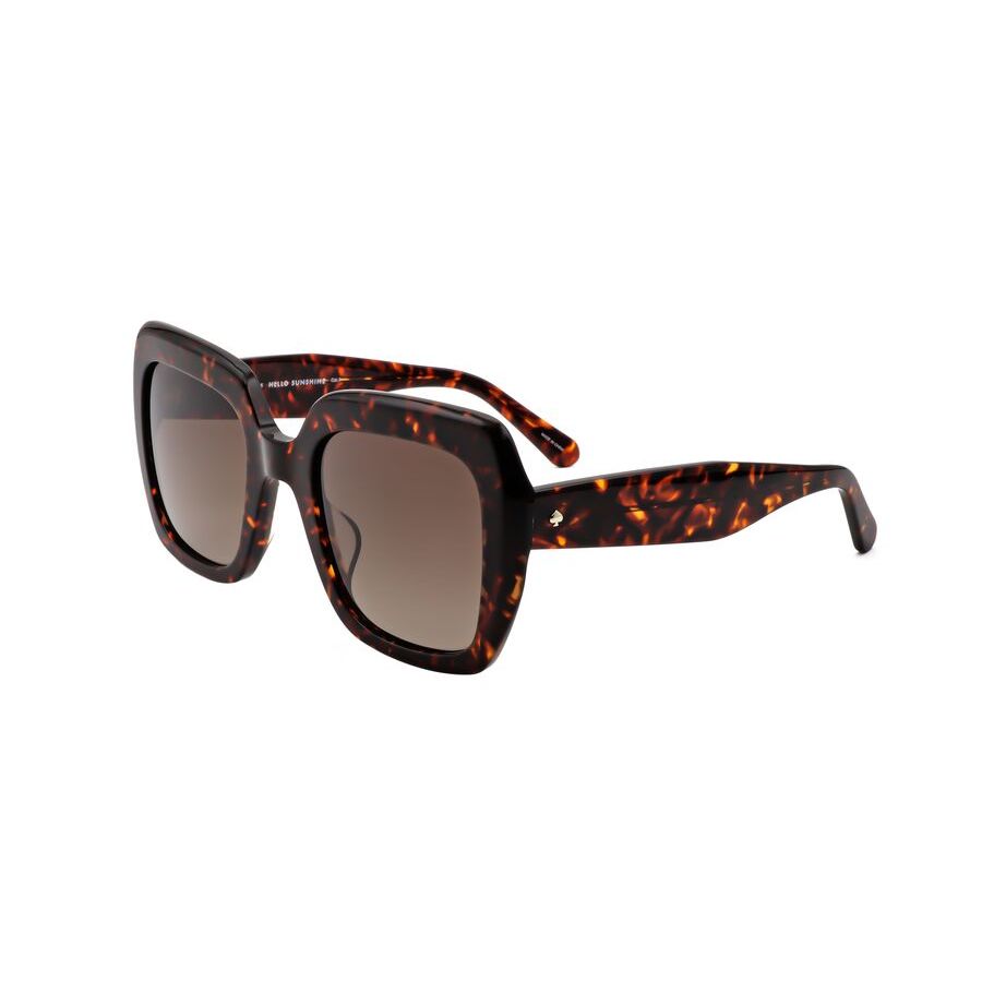 kate spade brown shaded square ladies sunglasses naomi/s 0086/ha 52 kate spade brown shaded square ladies sunglasses naomi/s 0086/ha 52