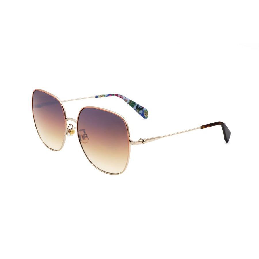 kate spade ladies gold tone square sunglasses charli/f/s kate spade ladies gold tone square sunglasses charli/f/s