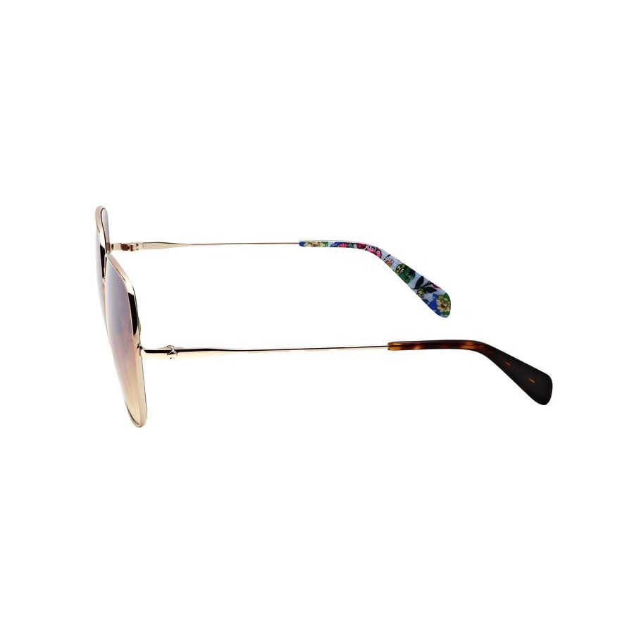 kate spade ladies gold tone square sunglasses charli/f/s kate spade ladies gold tone square sunglasses charli/f/s