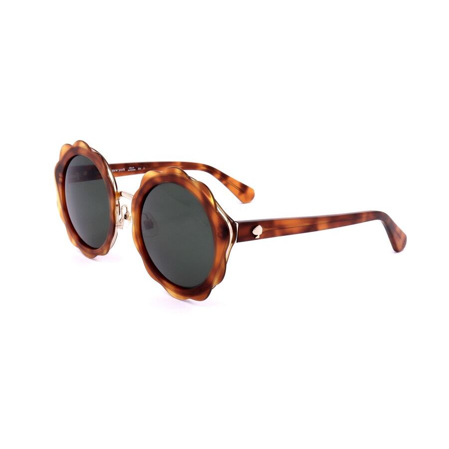 kate spade green round ladies sunglasses karrie/s 009q/qt 52 kate spade green round ladies sunglasses karrie/s 009q/qt 52