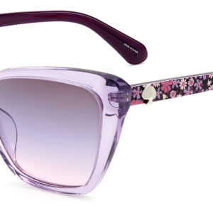 Home kate spade ladies purple cat eye sunglasses lucca g s 789