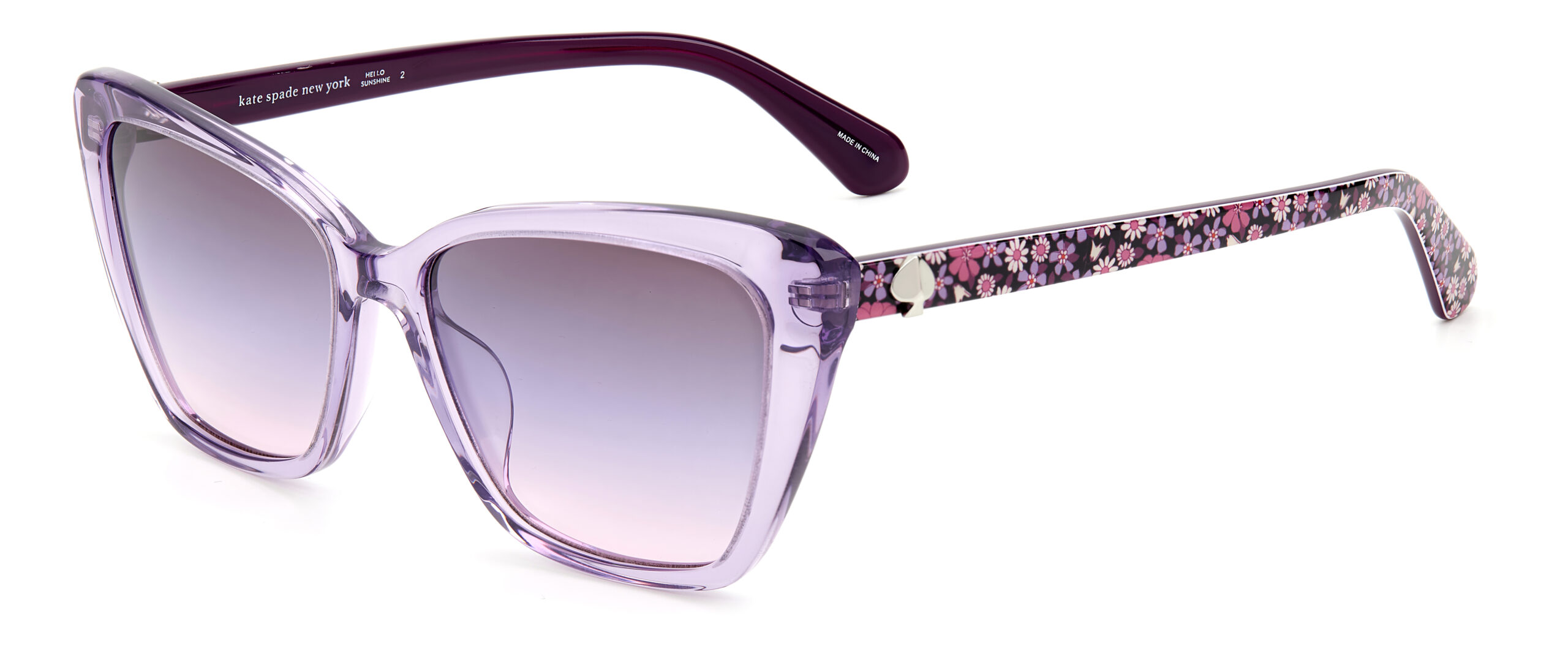 kate spade ladies purple cat eye sunglasses lucca g s 789 kate spade ladies purple cat eye sunglasses lucca g s 789