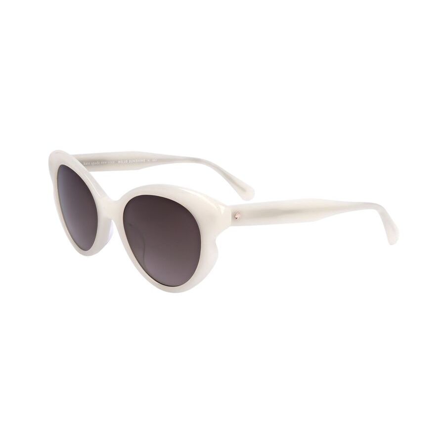 kate spade ladies white cat eye sunglasses elina/g/s kate spade ladies white cat eye sunglasses elina/g/s
