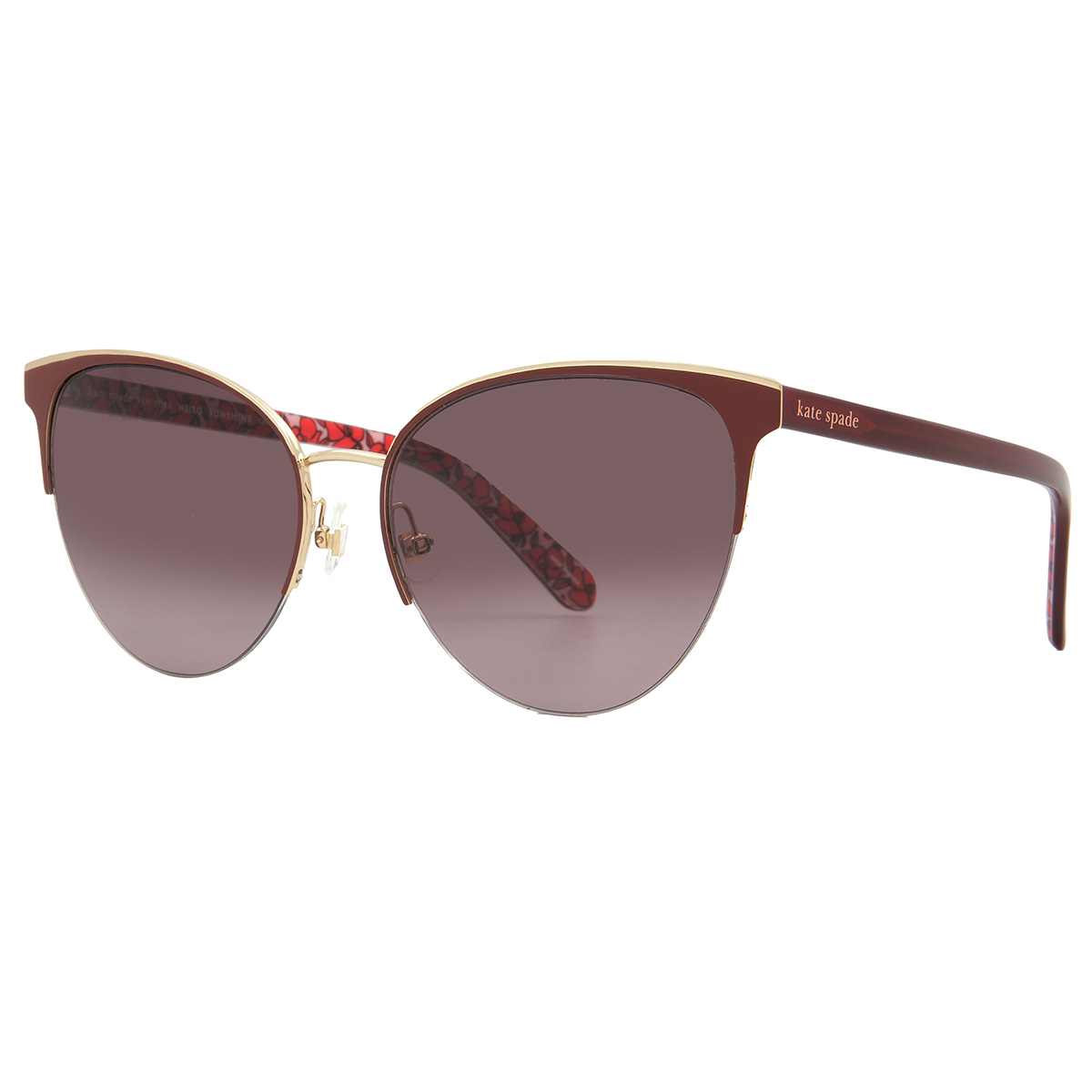 kate spade pink shaded oval ladies sunglasses izara/g/s 0c9a/3x 57 kate spade pink shaded oval ladies sunglasses izara/g/s 0c9a/3x 57