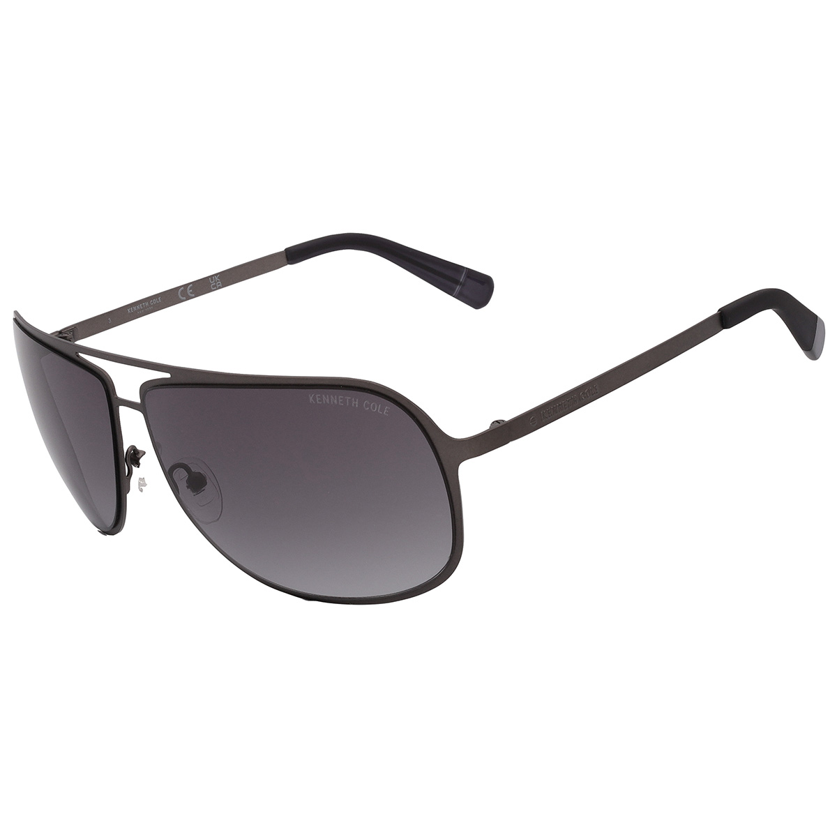 kenneth cole new york smoke gradient pilot men's sunglasses kc00022 09b 64 kenneth cole new york smoke gradient pilot men's sunglasses kc00022 09b 64