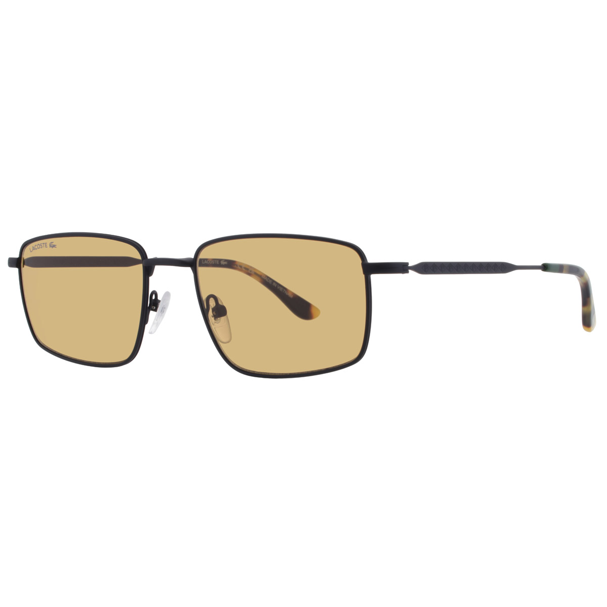lacoste amber rectangular men's sunglasses l277s 002 55 lacoste amber rectangular men's sunglasses l277s 002 55