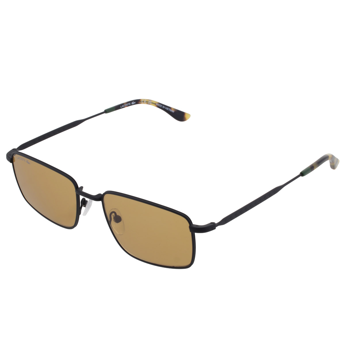 lacoste amber rectangular men's sunglasses l277s 002 55 lacoste amber rectangular men's sunglasses l277s 002 55