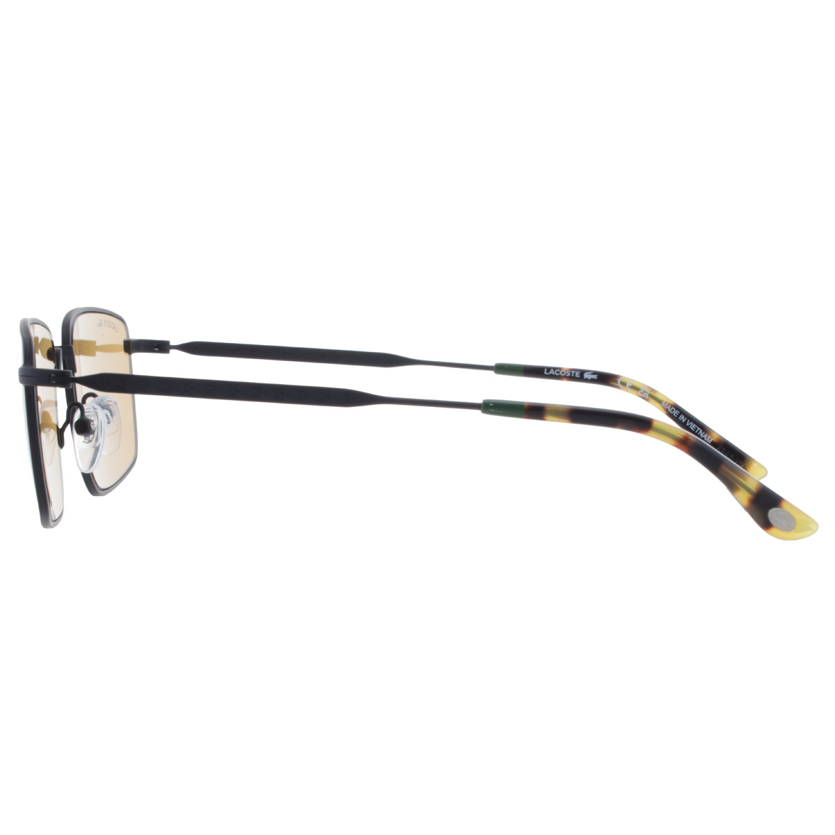 lacoste amber rectangular men's sunglasses l277s 002 55 lacoste amber rectangular men's sunglasses l277s 002 55