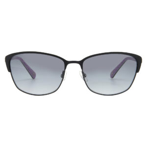 liz claiborne dark grey gradient cat eye ladies sunglasses l 573/s 0003/9o 54