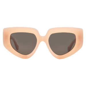 Home loewe anagram brown cat eye ladies sunglasses lw40154u 72e 51