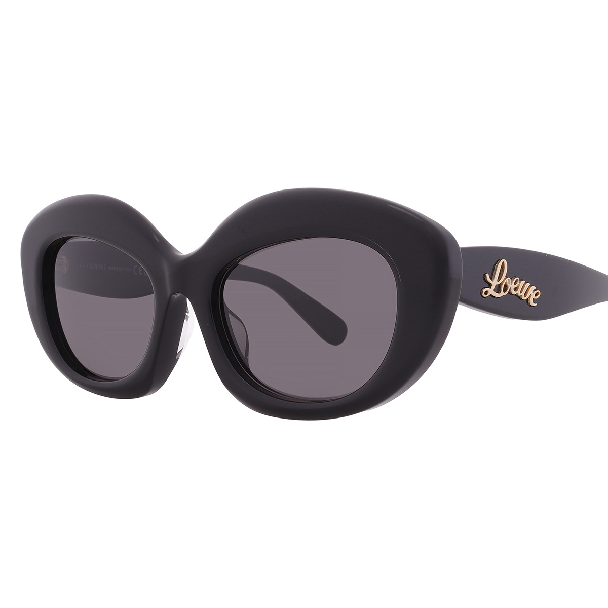 loewe curvy smoke cat eye ladies sunglasses lw40153f 01a 54 loewe curvy smoke cat eye ladies sunglasses lw40153f 01a 54