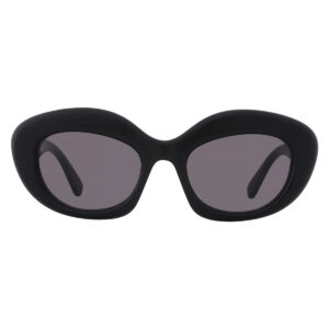 Home loewe curvy smoke cat eye ladies sunglasses lw40153i 01a 51