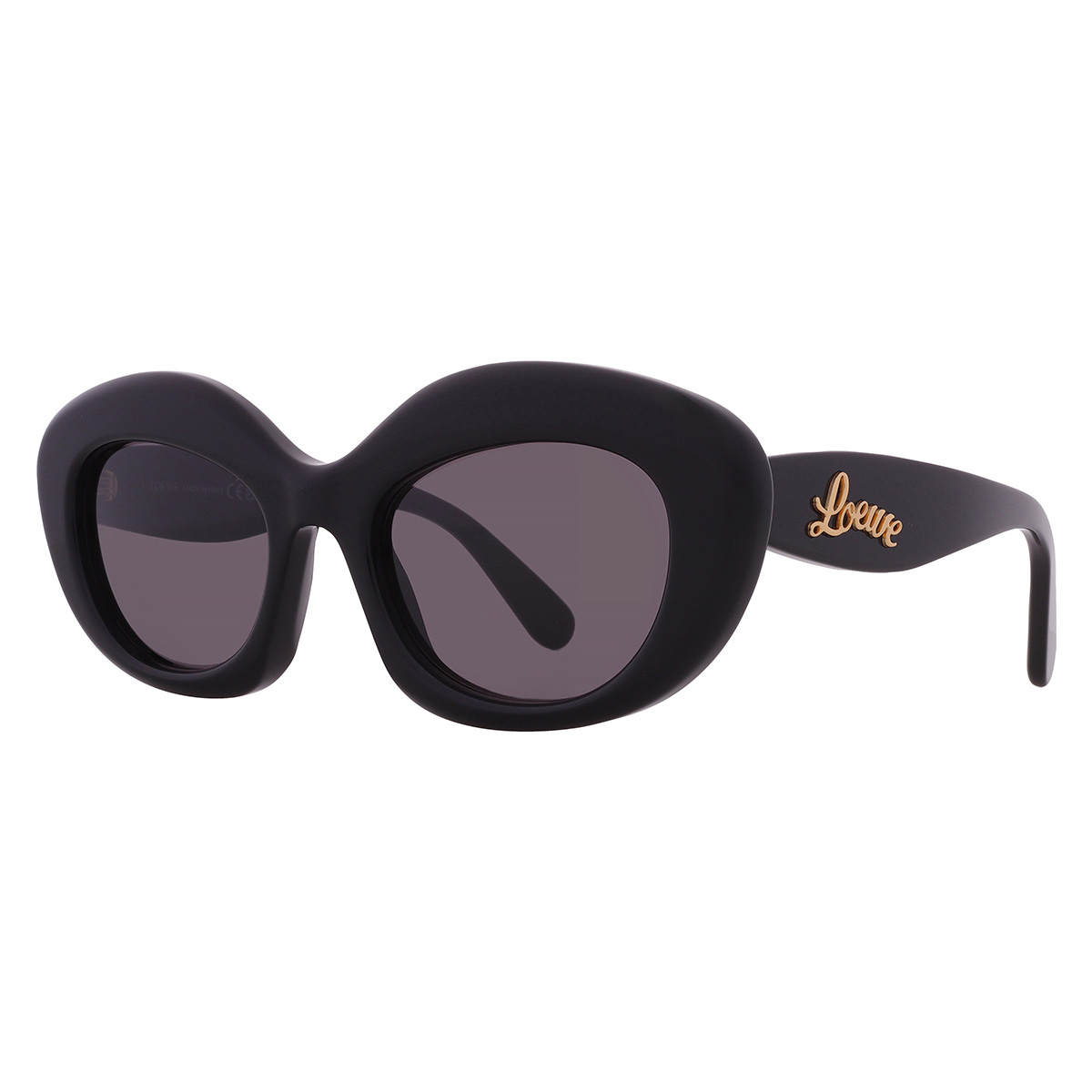 loewe curvy smoke cat eye ladies sunglasses lw40153i 01a 51 loewe curvy smoke cat eye ladies sunglasses lw40153i 01a 51