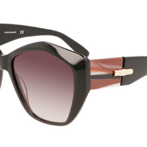 longchamp brown gradient butterfly ladies sunglasses lo712s 001 57