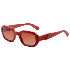 longchamp brown gradient geometric ladies sunglasses lo794s 847 52