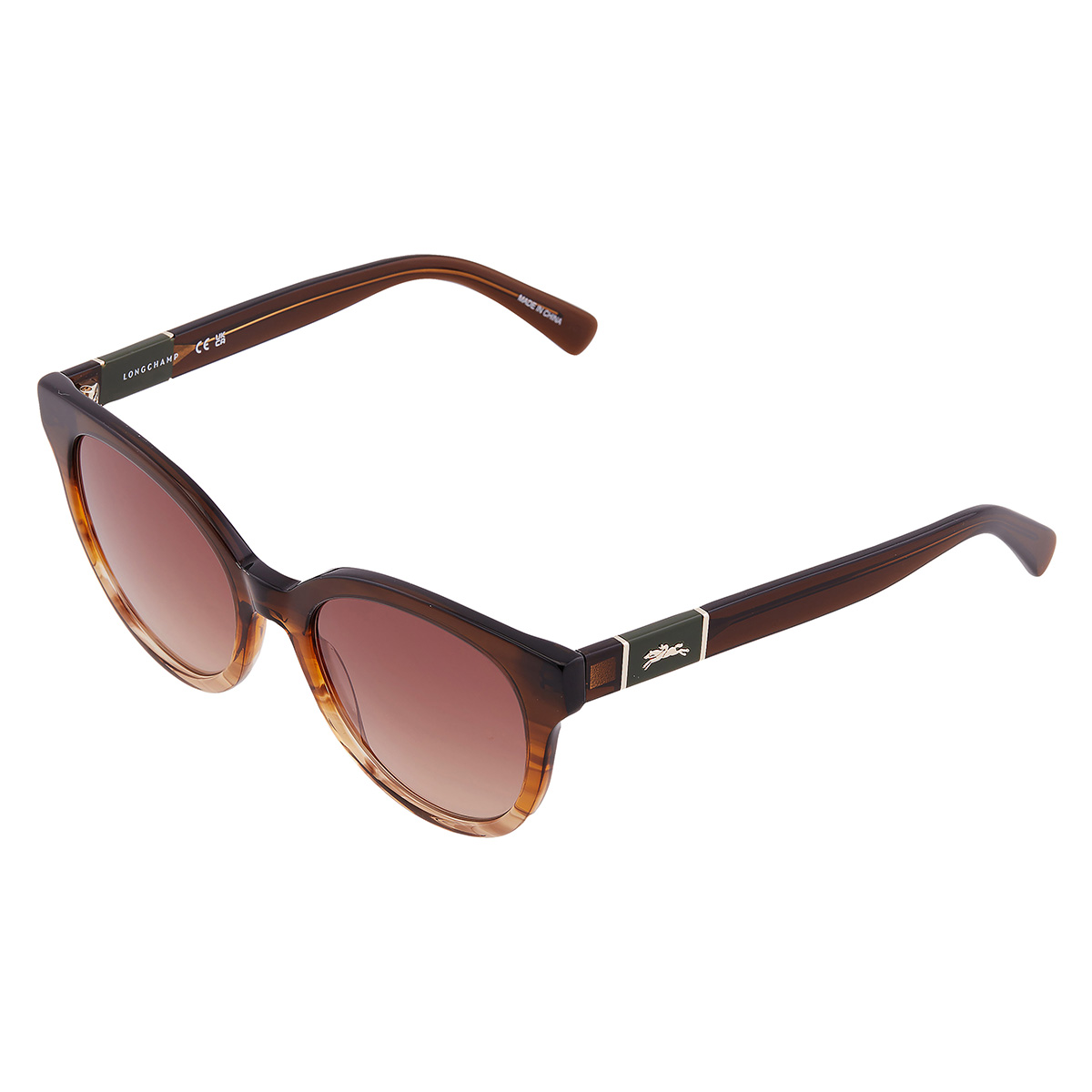longchamp brown gradient round ladies sunglasses lo697s 701 53 longchamp brown gradient round ladies sunglasses lo697s 701 53