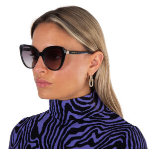 longchamp grey gradient cat eye ladies sunglasses lo670s 001 54