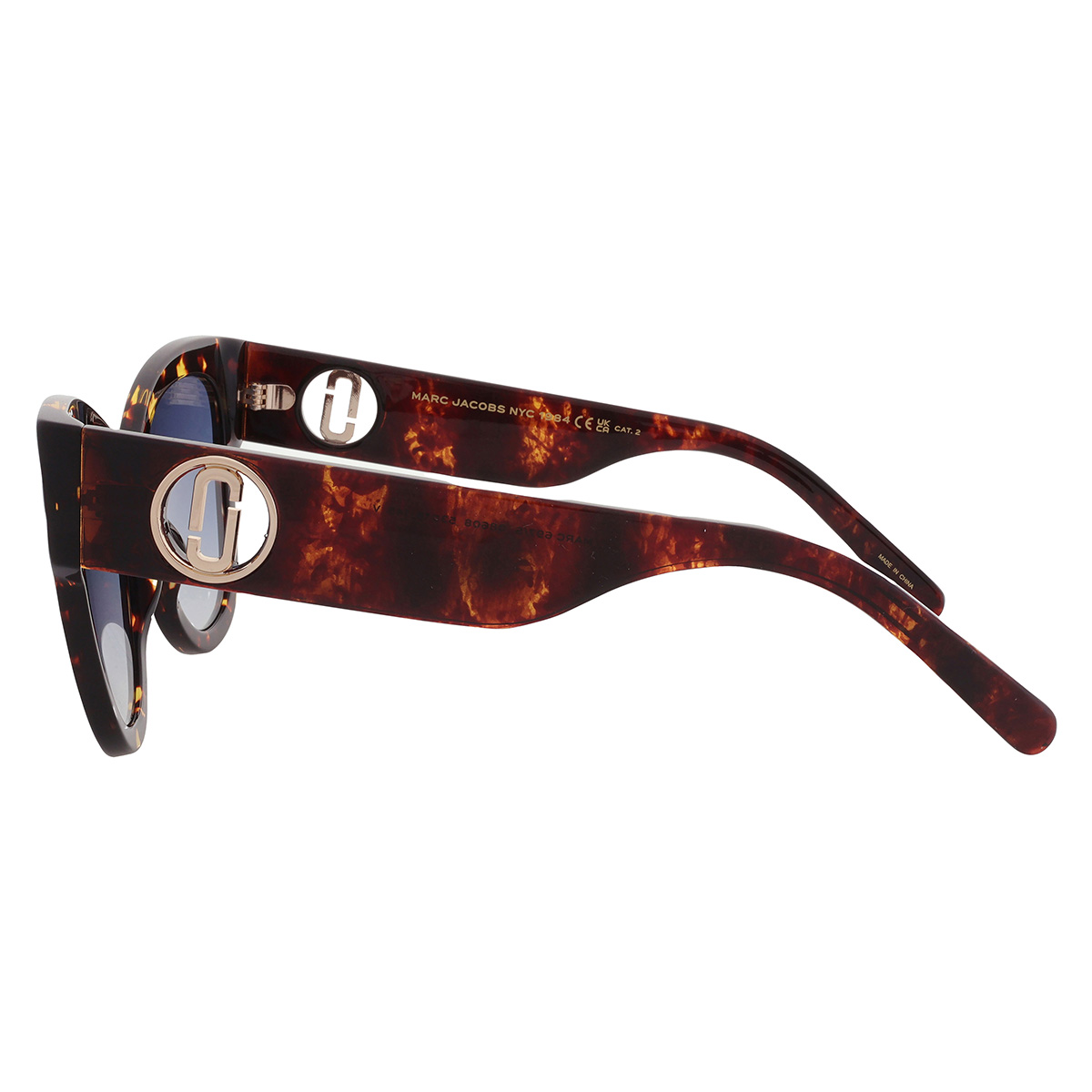 marc jacobs blue shaded cat eye ladies sunglasses marc 697/s 0086/08 53 marc jacobs blue shaded cat eye ladies sunglasses marc 697/s 0086/08 53