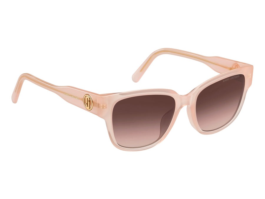 marc jacobs brown square ladies sunglasses marc 734/f/s 35j 54 marc jacobs brown square ladies sunglasses marc 734/f/s 35j 54