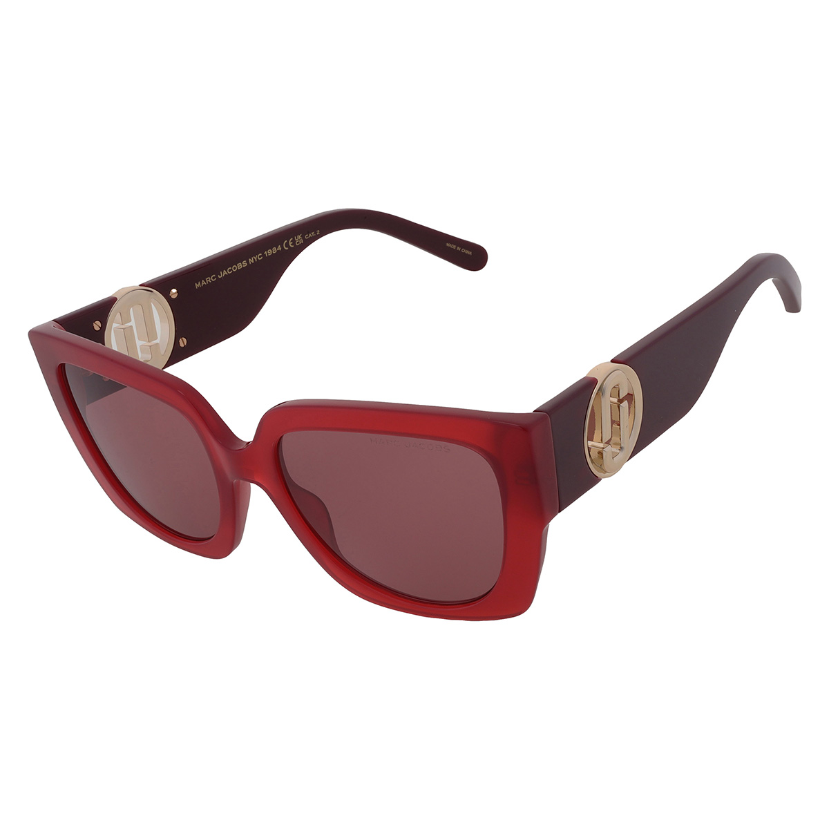 marc jacobs burgundy butterfly ladies sunglasses marc 687/s 0c9a/4s 54 marc jacobs burgundy butterfly ladies sunglasses marc 687/s 0c9a/4s 54