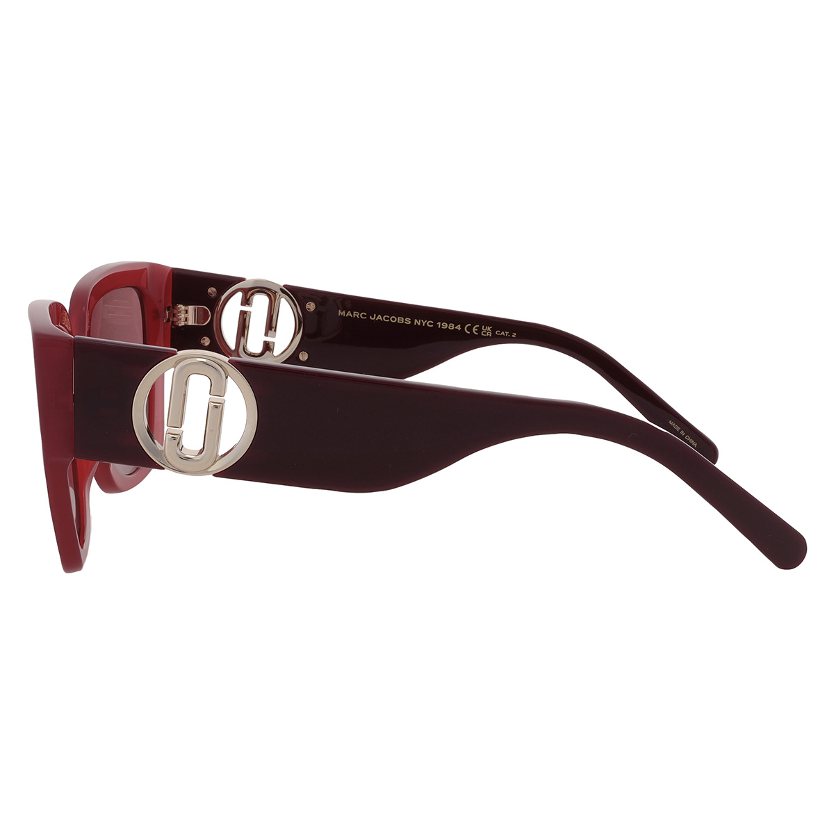 marc jacobs burgundy butterfly ladies sunglasses marc 687/s 0c9a/4s 54 marc jacobs burgundy butterfly ladies sunglasses marc 687/s 0c9a/4s 54