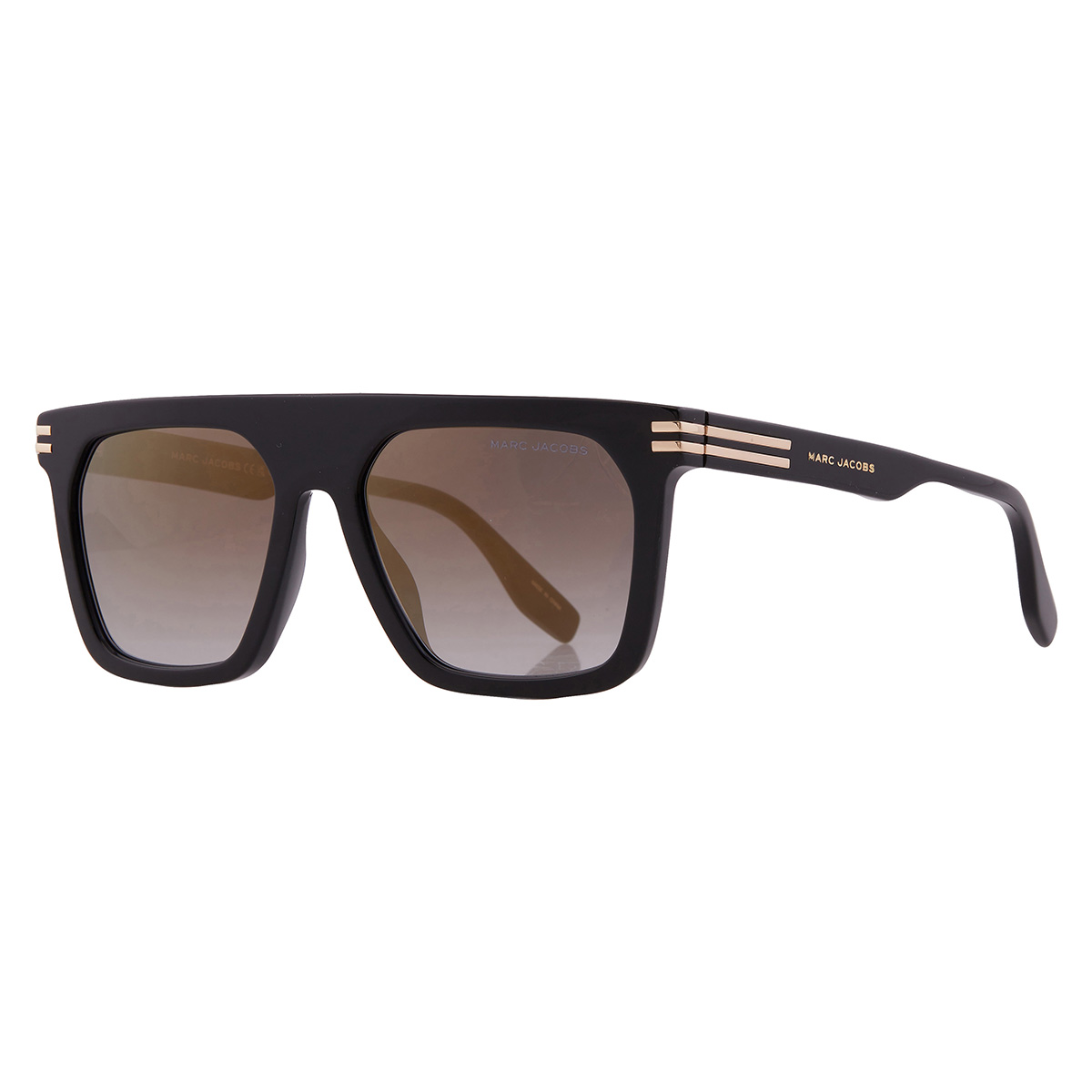 marc jacobs grey gold browline men's sunglasses marc 680/s 0807/fq 54 marc jacobs grey gold browline men's sunglasses marc 680/s 0807/fq 54